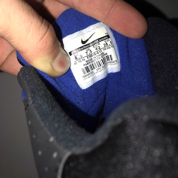 Nike Sportswear Air Force 180 Black Blue - Picture 6 of 7